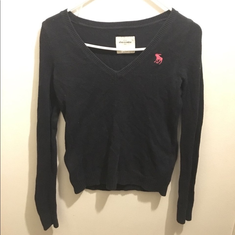 Abercrombie Kids Knitted V-neck Sweater